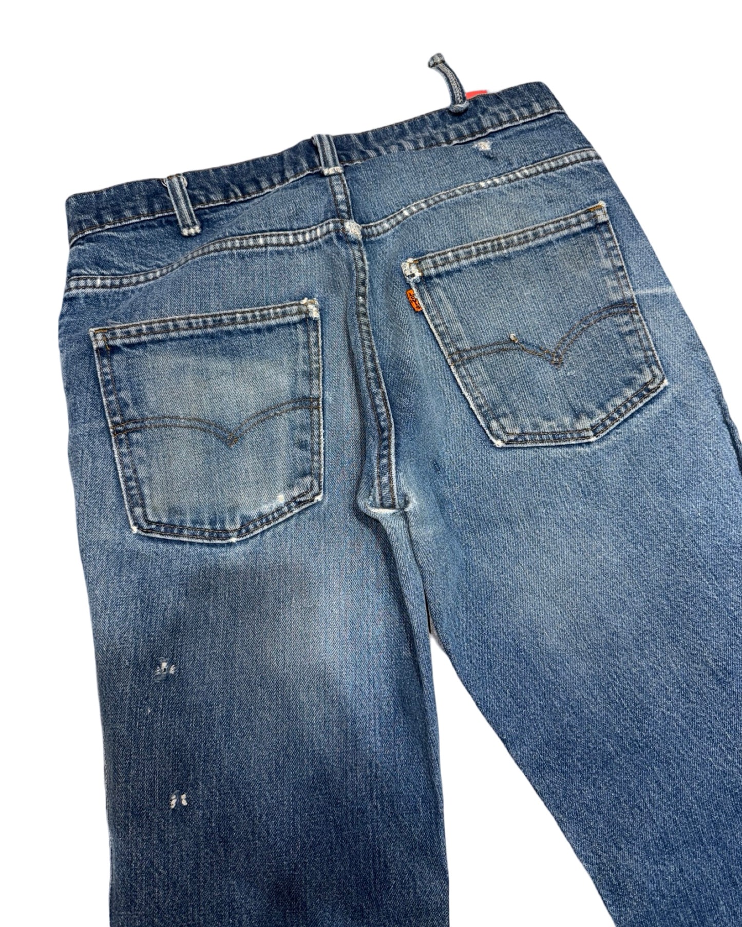 70s Levi's Orange Tab Flared Denim Jeans size 30