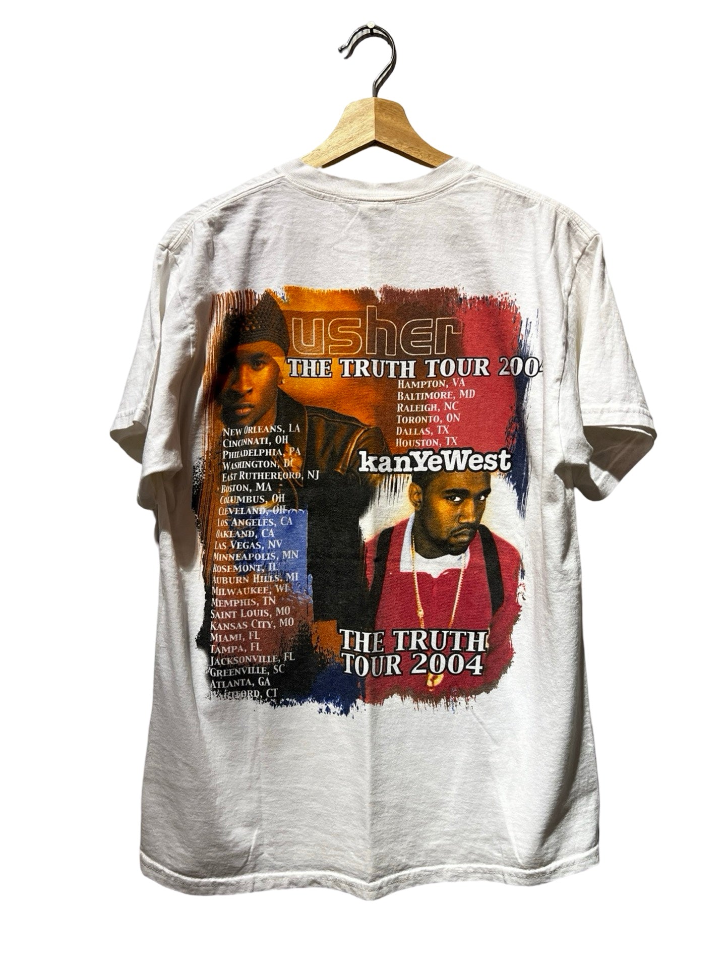 Vintage 2004 Usher The Truth Tour Kanye Tee