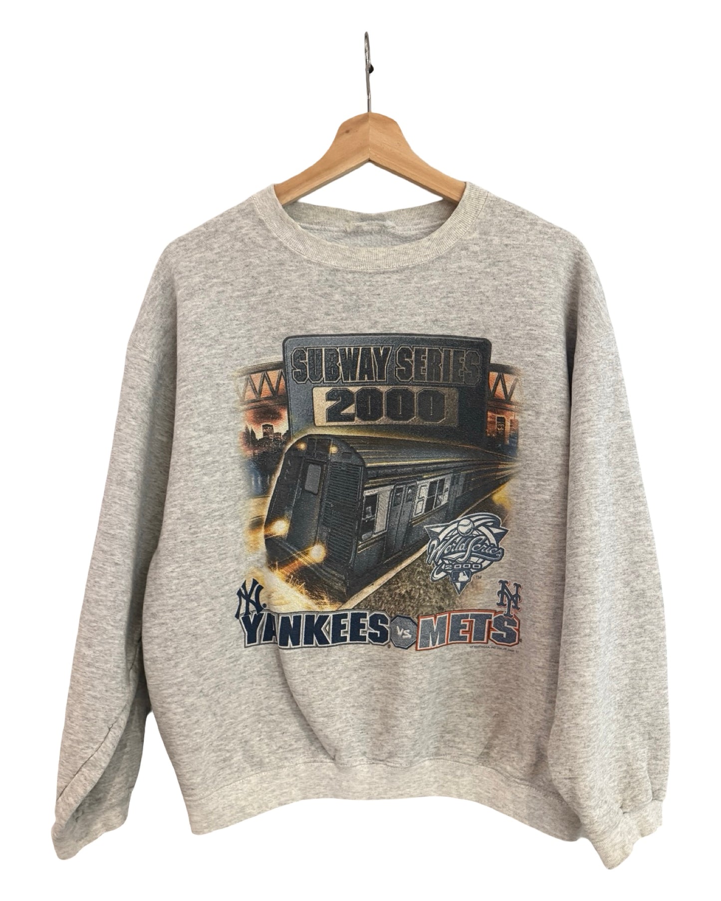 Vintage 2000 Subway Series Yankees Mets Crewneck