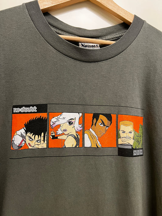 Vintage 1999 No Doubt New Anime Promo Tee