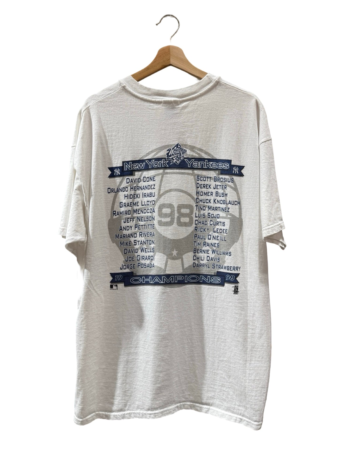 Vintage 1998 New York Yankees World Series Champs Tee