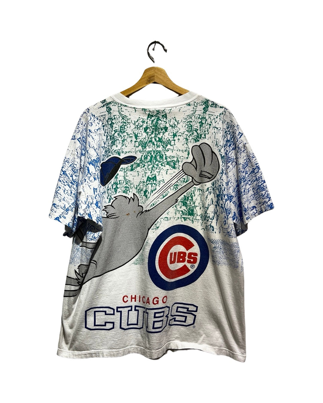 Vintage 1993 Chicago Cubs Looney Tunes Taz Tee