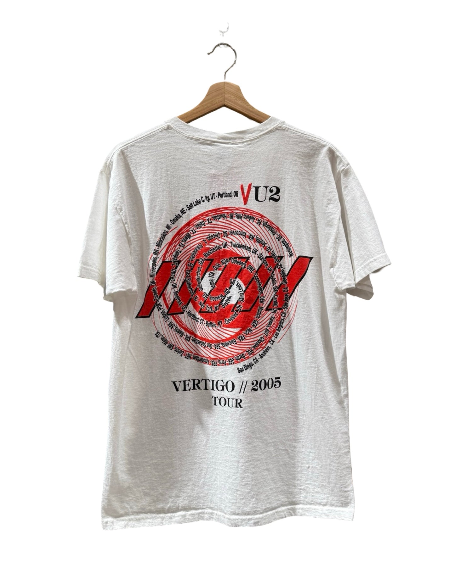 Vintage 2005 U2 Vertigo Bomb Tour Tee
