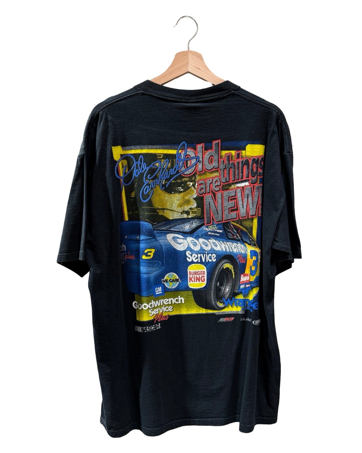 Vintage 2000 Nascar Dale Earnhardt Wrangler Tee