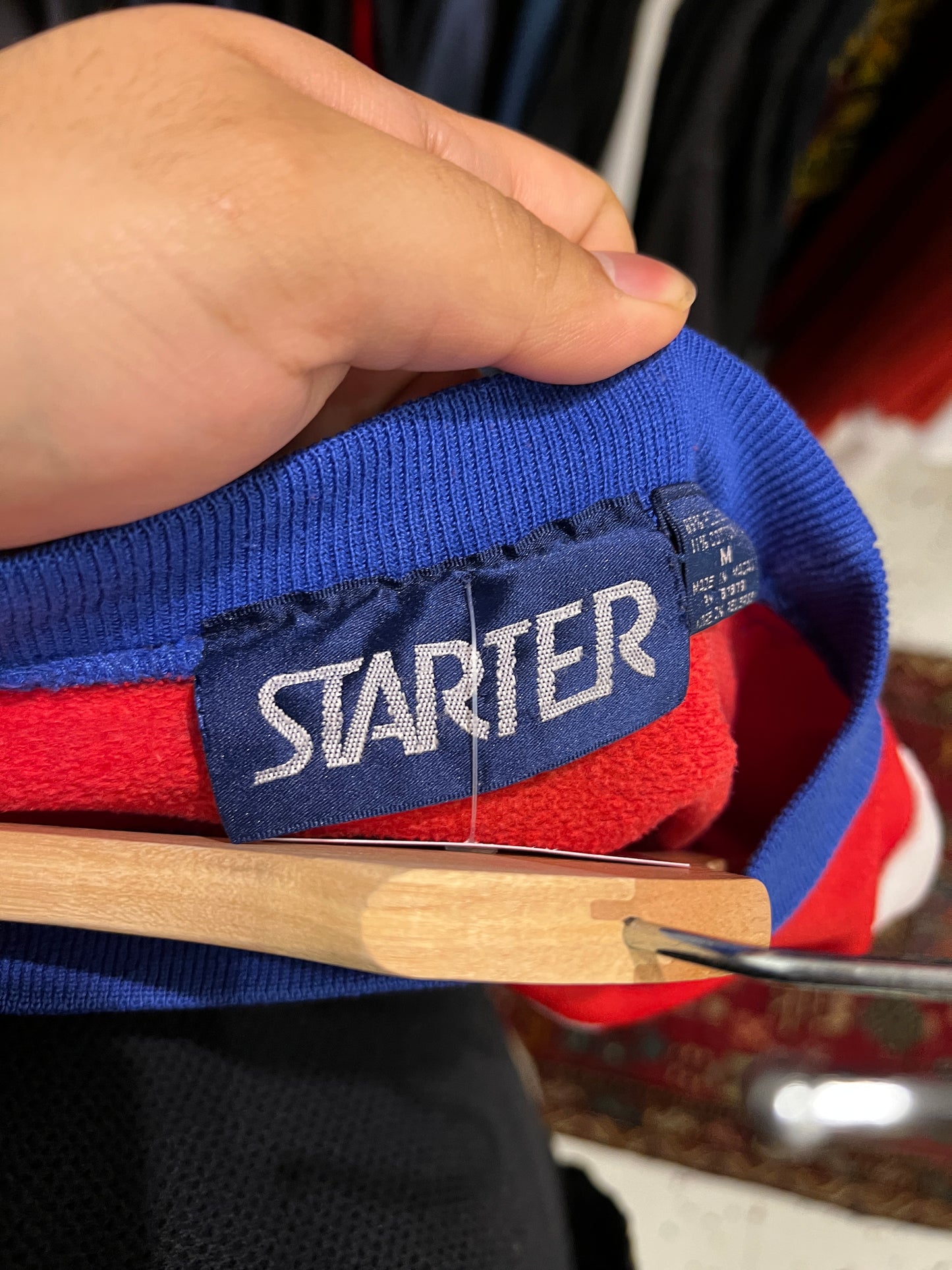 Vintage 90s Starter New York Giants All Over Print Crewneck