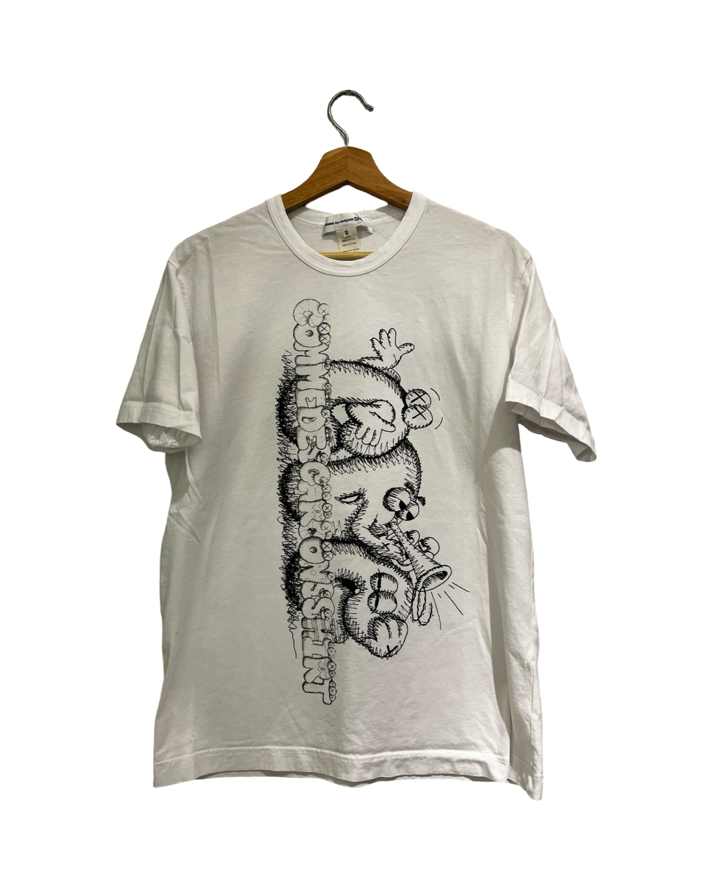Archive KAWS x Comme Des Garcons White Tee