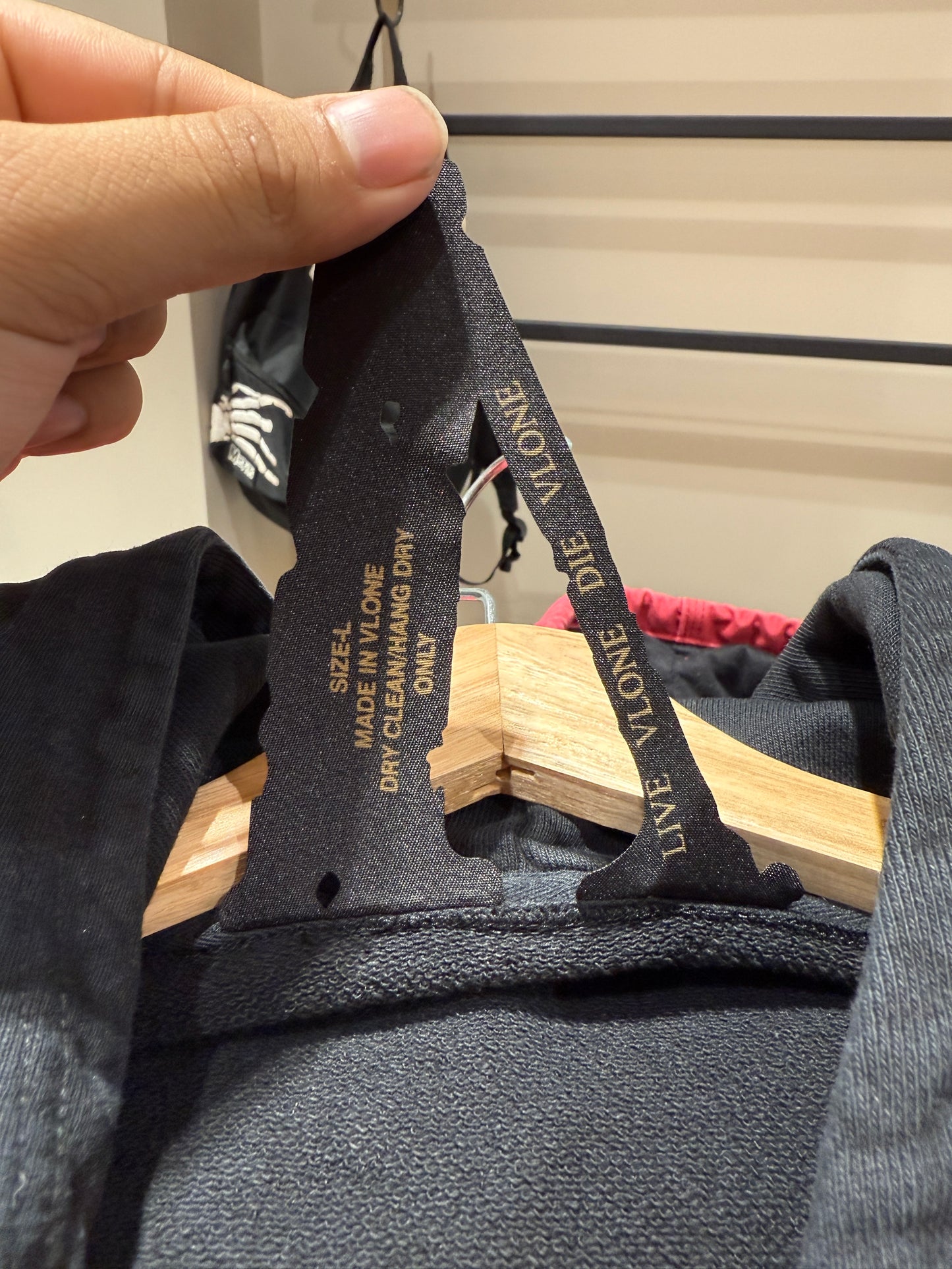 Vintage 2018 Palm Angels x Vlone Flames Hoodie