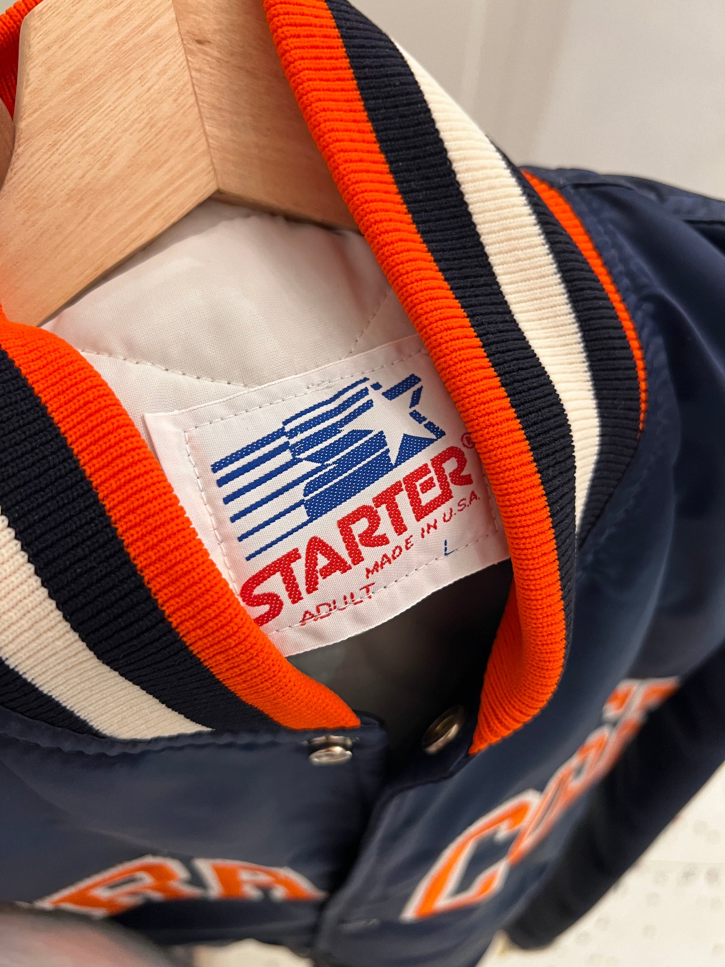 Vintage DS 80s Syracuse University Starter Satin Jacket