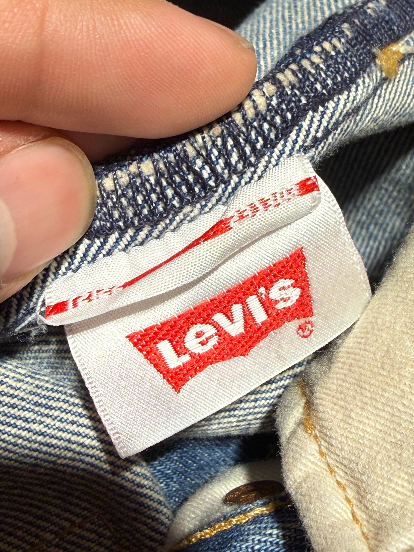 34 x 34 Stussy x Denim Tears 501 Indigo Jeans