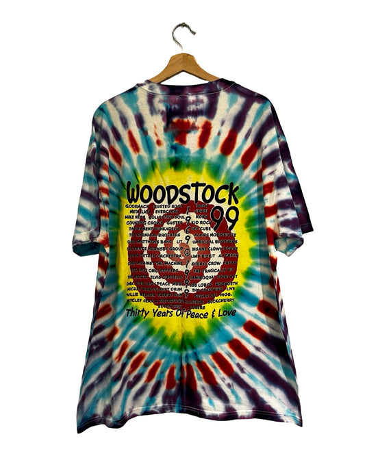 Vintage 1999 Woodstock Festival Line Up Tee