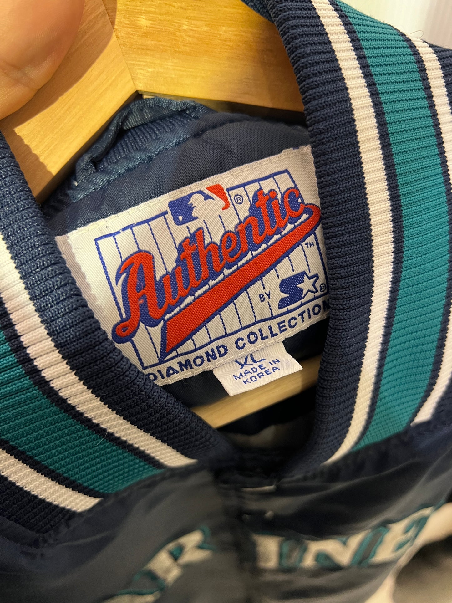 Vintage Rare 1995 Seattle Mariners Starter Diamond Jacket