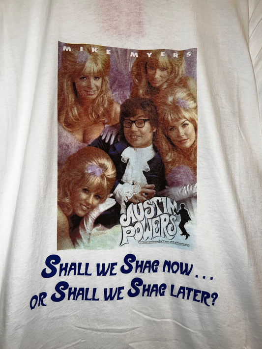 Vintage 1997 Austin Powers Man Of Mystery Promo Tee