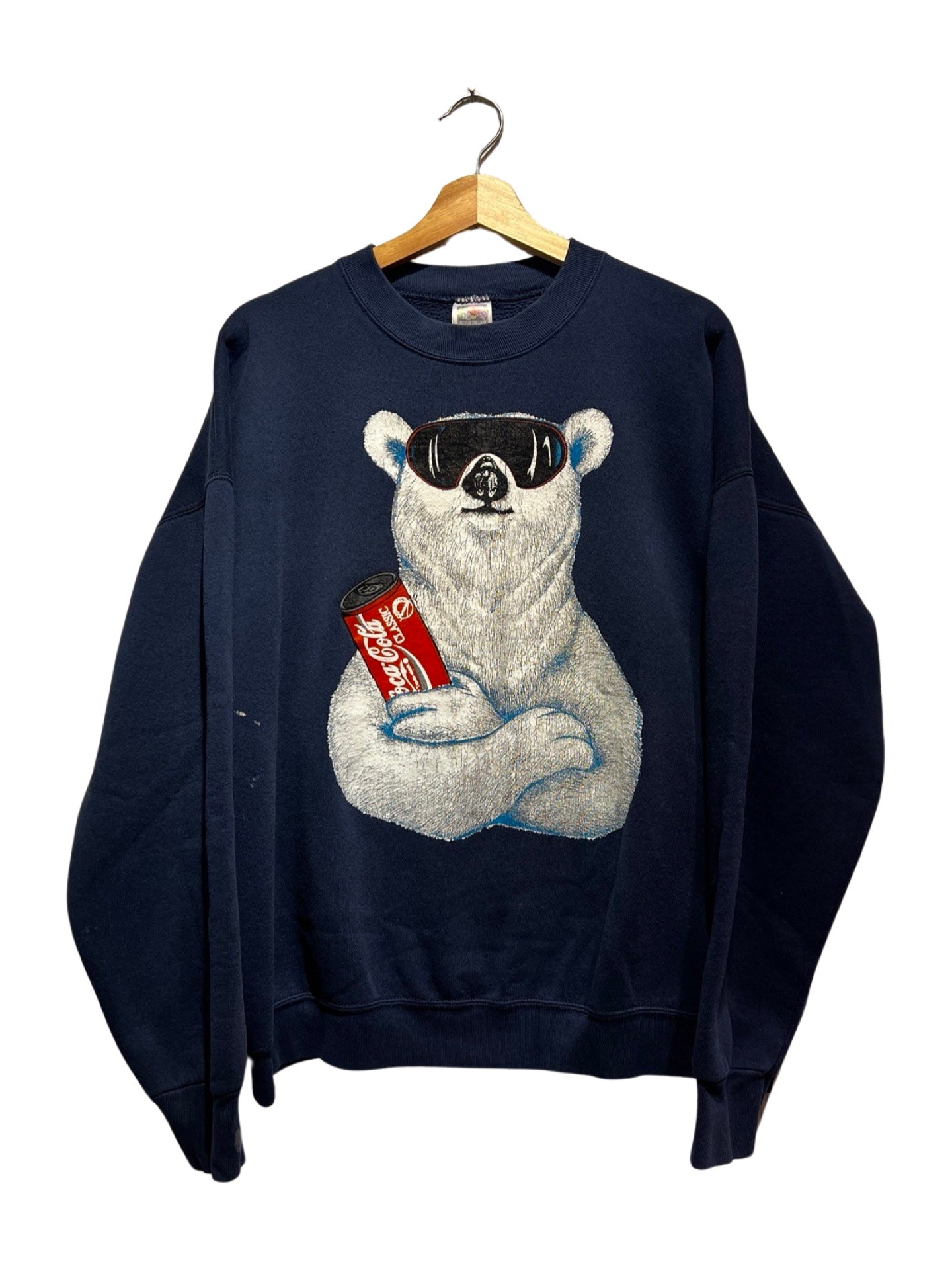 Vintage 90s Coca Cola Polar Bear Crewneck