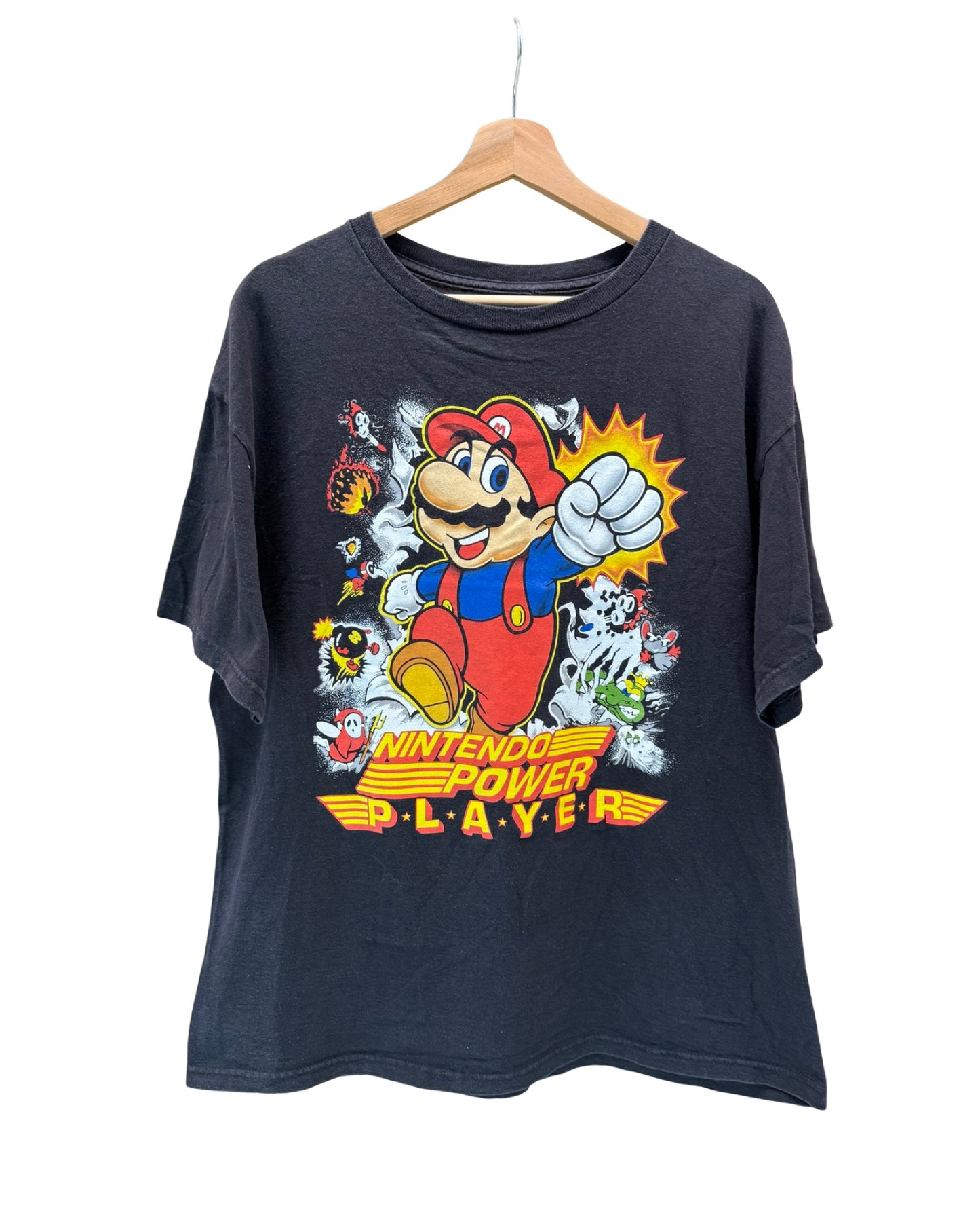Vintage 2003 Nintendo Player Power Mario Promo Tee