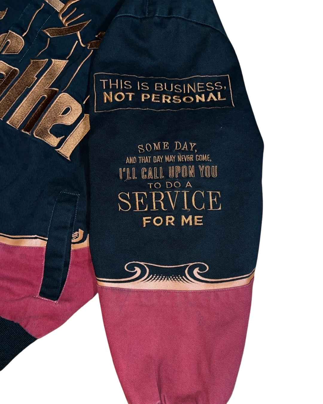 Vintage 90s Rare The Godfather Jeff Hamilton Jacket