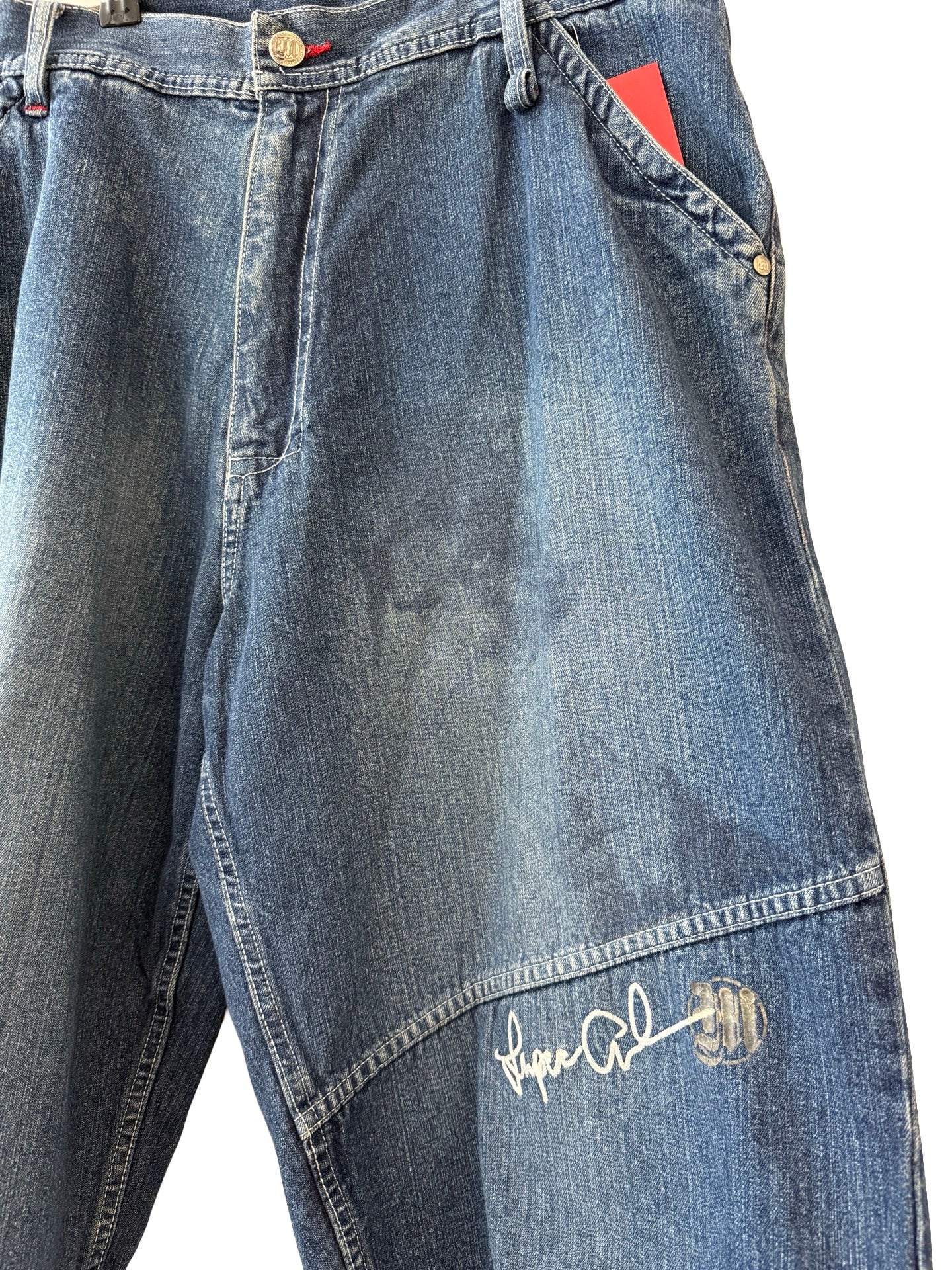 36 y2k 2Pac Makaveli Jean Shorts