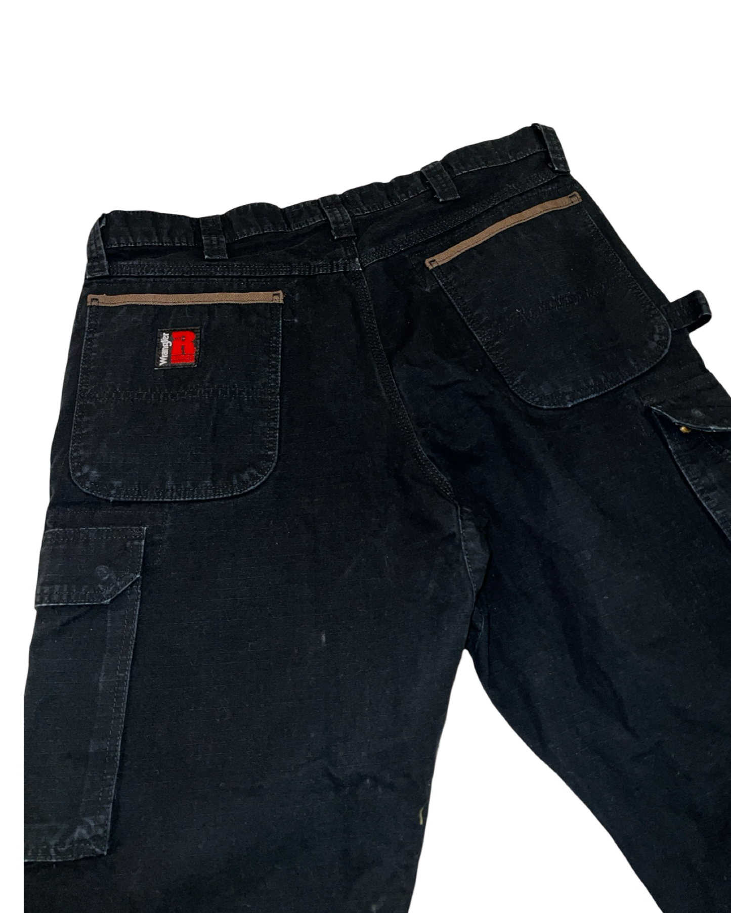 36 x 30 Vintage Wrangler Black Carpenter Pants