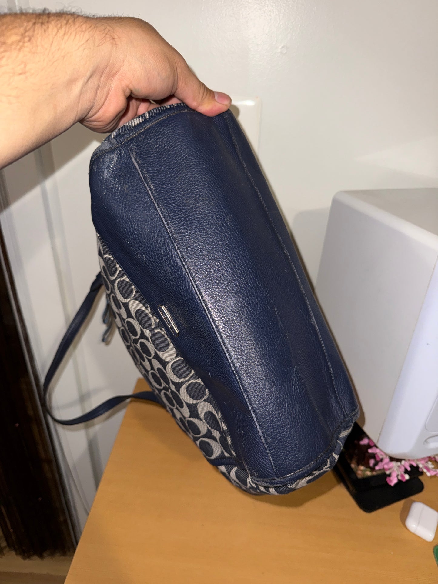 Vintage Coach Park Signature Carrie Tote Handbag