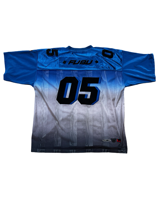 Vintage 2005 FUBU Blue Tie Dye Jersey