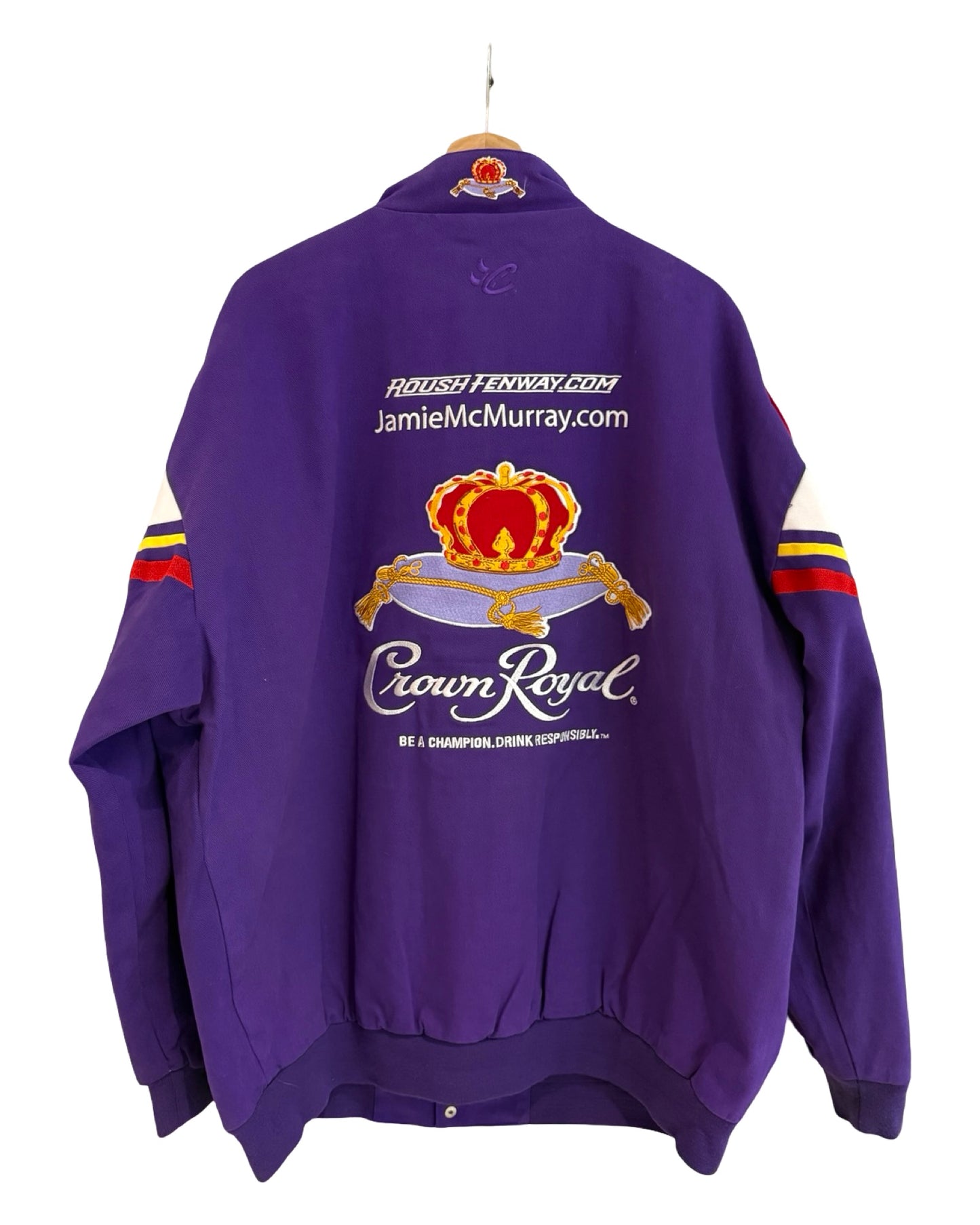 Vintage NASCAR Crown Royal Racing Jacket