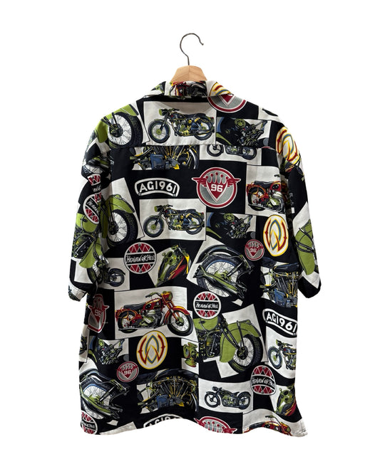 Vintage 1996 Heaven Or Hell Motorcycle Button Up Shirt