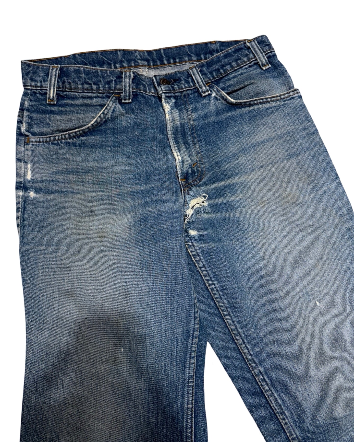 70s Levi's Orange Tab Flared Denim Jeans size 30