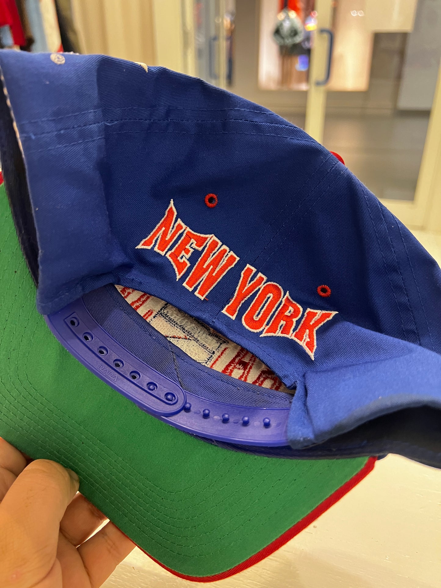 Vintage Rare 90s New York Rangers Snapback Hat