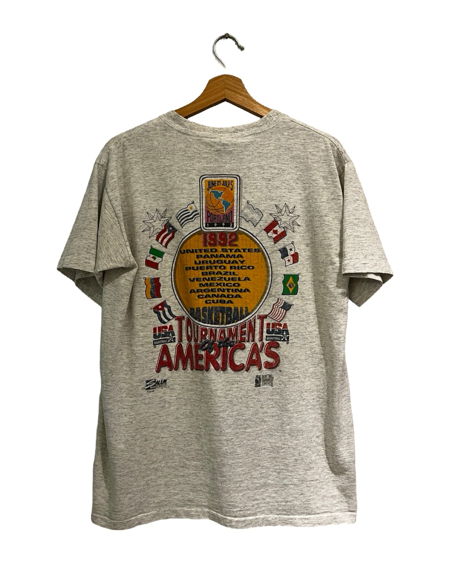 Vintage 1992 NBA USA Dream Team Double Sided Tee