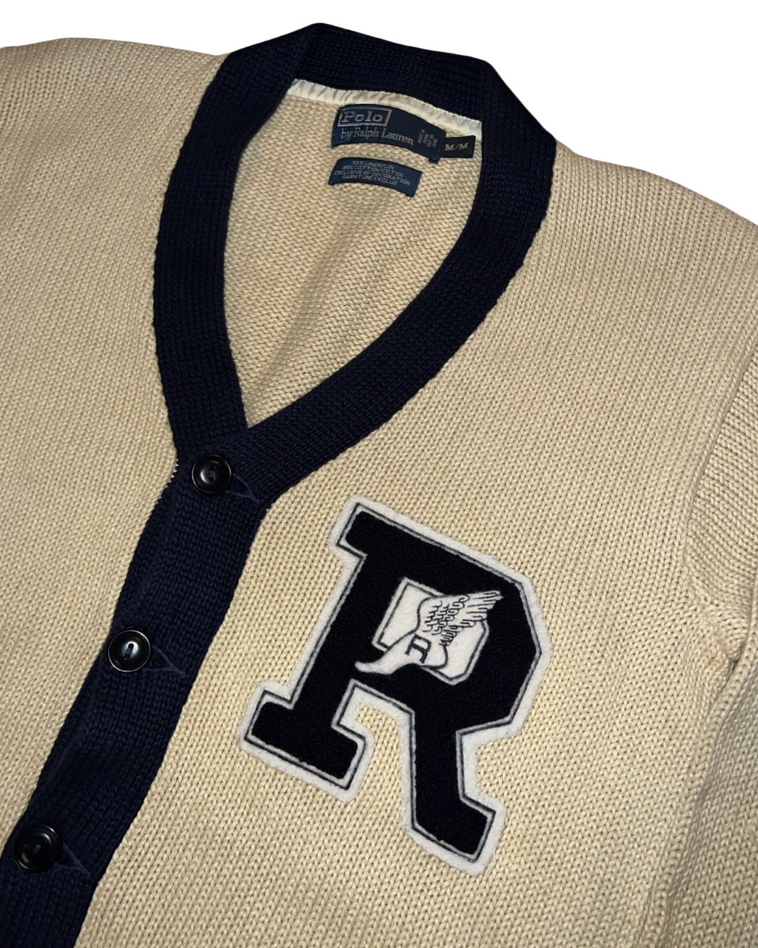 Vintage Ralph Lauren P-Wing Rugby Cardigan
