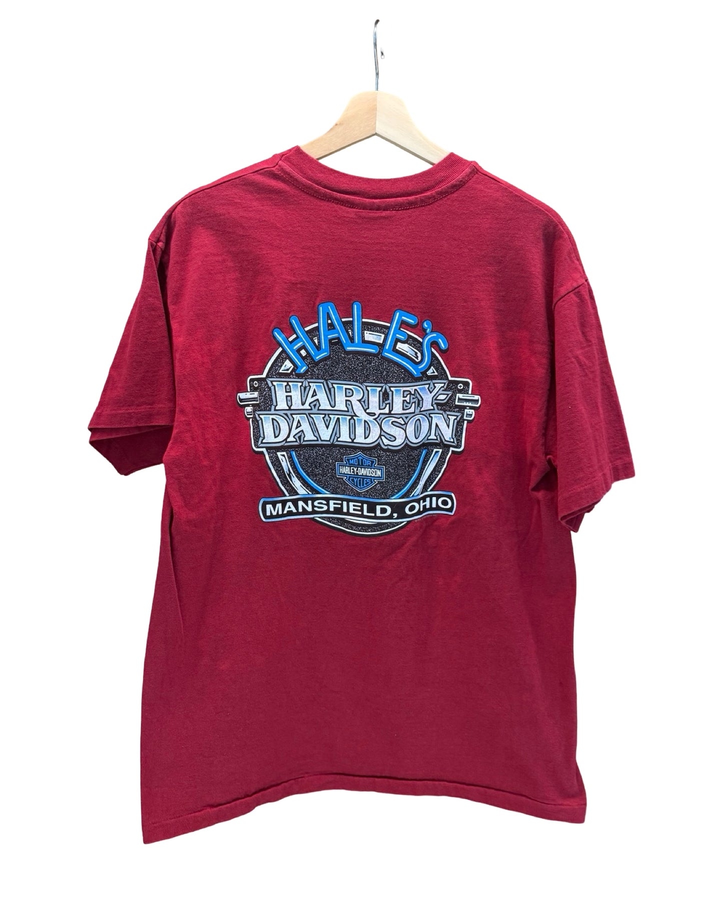 Vintage 90s Harley Davidson One World Tee