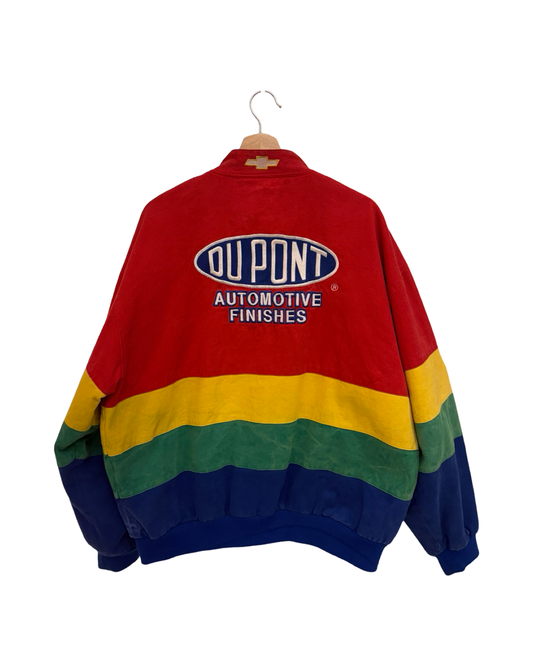 Vintage 90s Jeff Hamilton DuPont Nascar Jacket