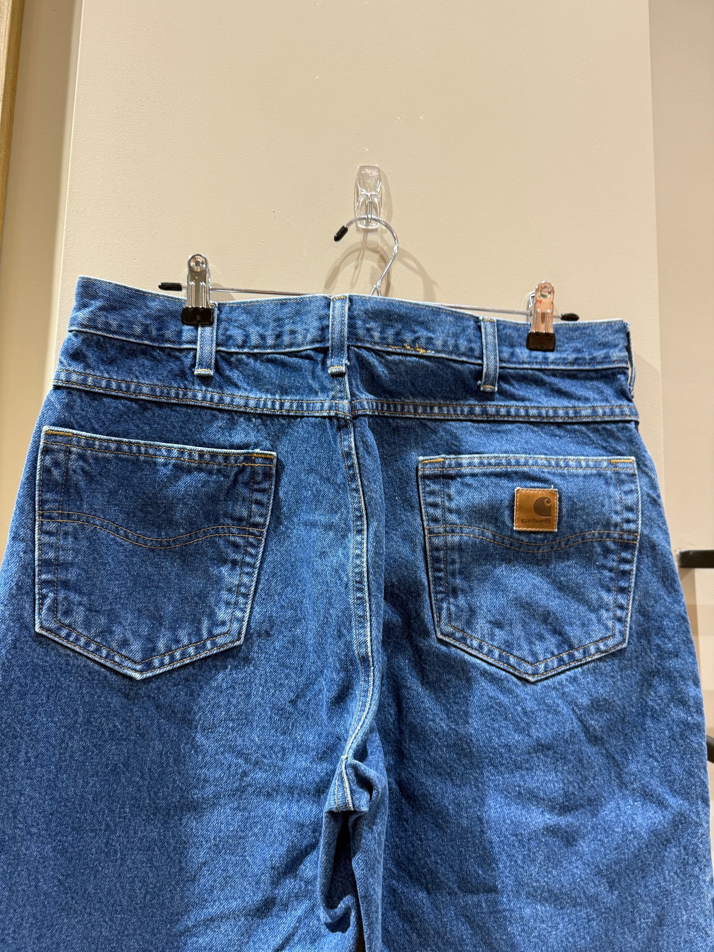 Vintage Carhartt Dark Blue Denim Jeans size 34