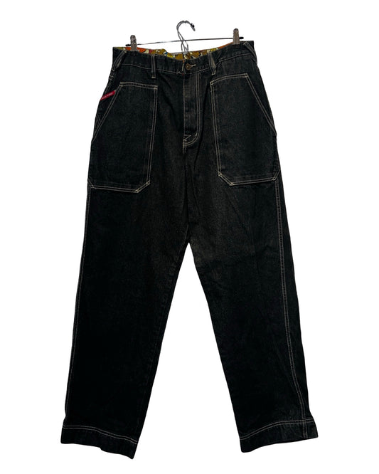 34 x 30 Platinum Fubu x Fat Albert 90s Denim Jeans