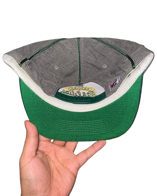 Vintage 90s Oakland A's Athletics Baseball The Game Snapback Hat KIF Vintage