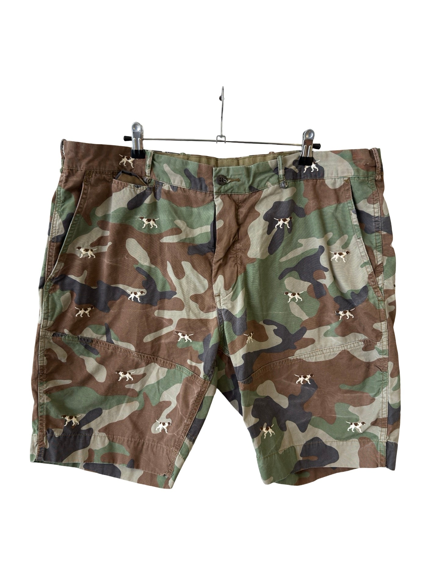 42 Polo Ralph Lauren Camo Dog Embroidered Shorts