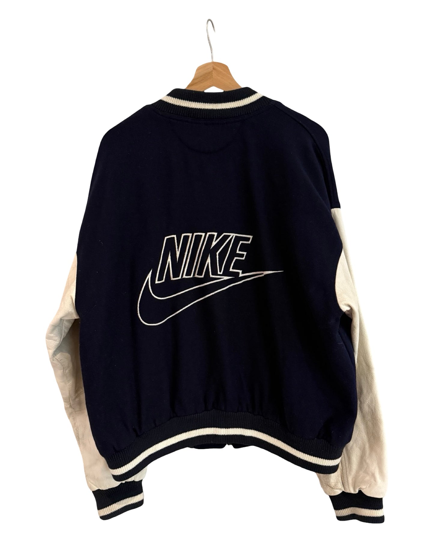 Vintage 80s Nike Blue Varsity Jacket