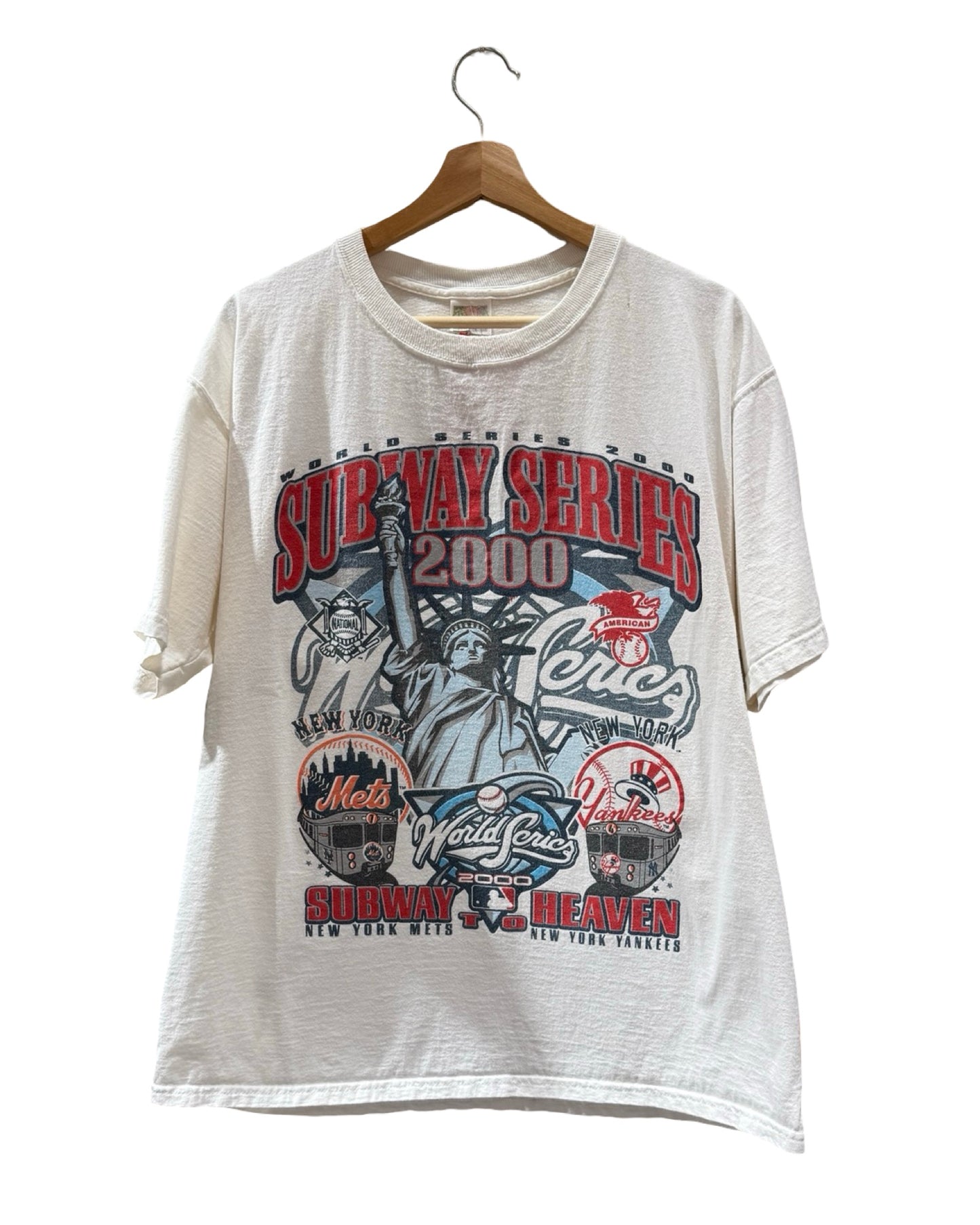 Vintage 2000 New York Yankees Subway Series Liberty Tee