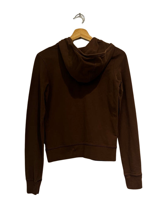 y2k Juicy Couture Brown Zip Up Hoodie