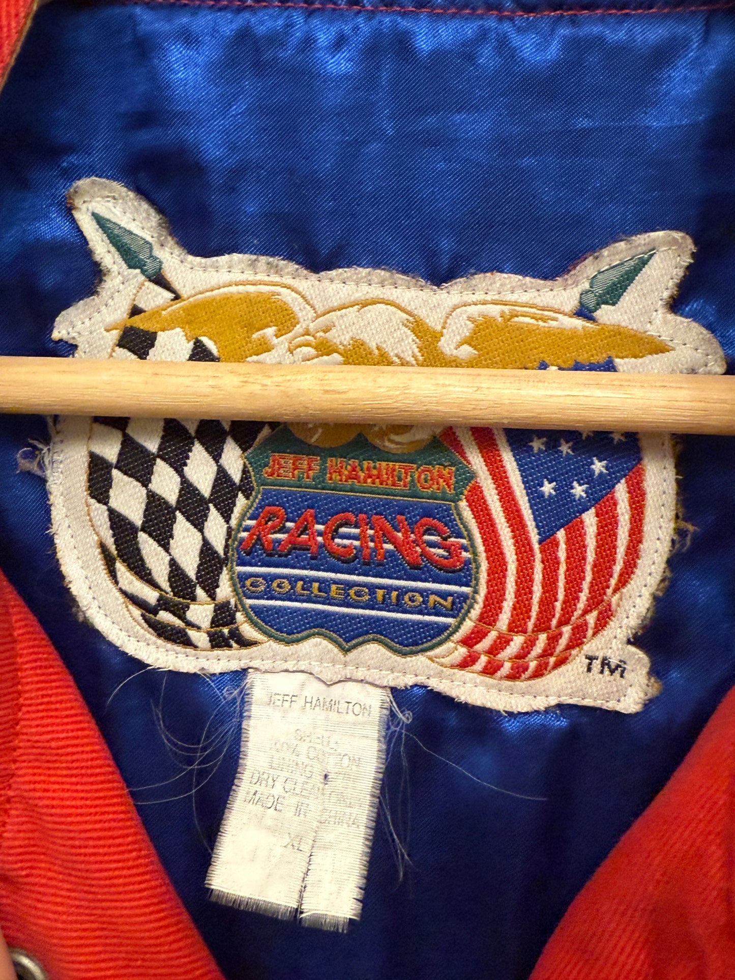 Vintage 90s Jeff Hamilton DuPont Nascar Jacket