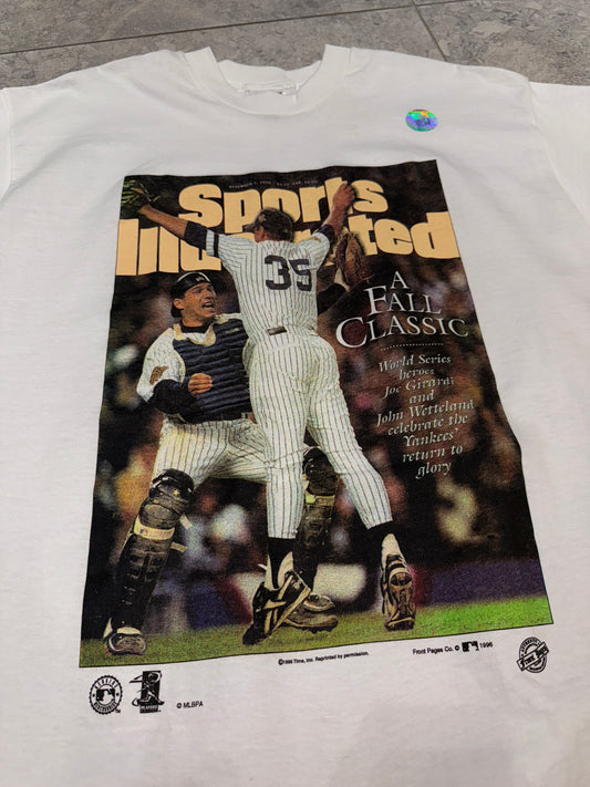Vintage DS 1996 New York Yankees Newspaper Tee