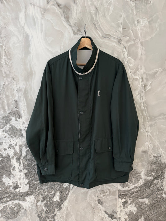 Vintage 90s YSL Yves Saint Laurent Reversible Windbreaker