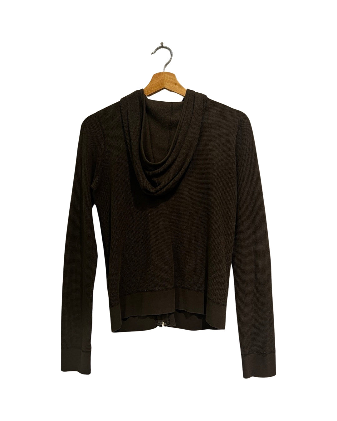 y2k Juicy Couture Thermal Olive Zip Up Hoodie