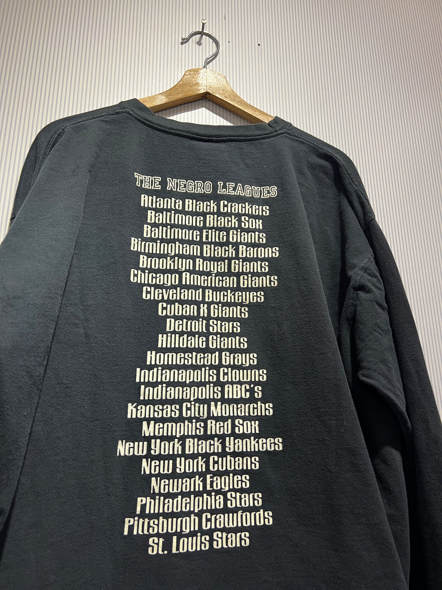 Vintage 90s New York Black Yankees Negro Leagues L/S Tee