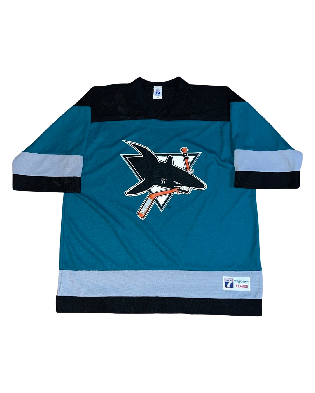 Vintage 90s San Jose Sharks Jersey