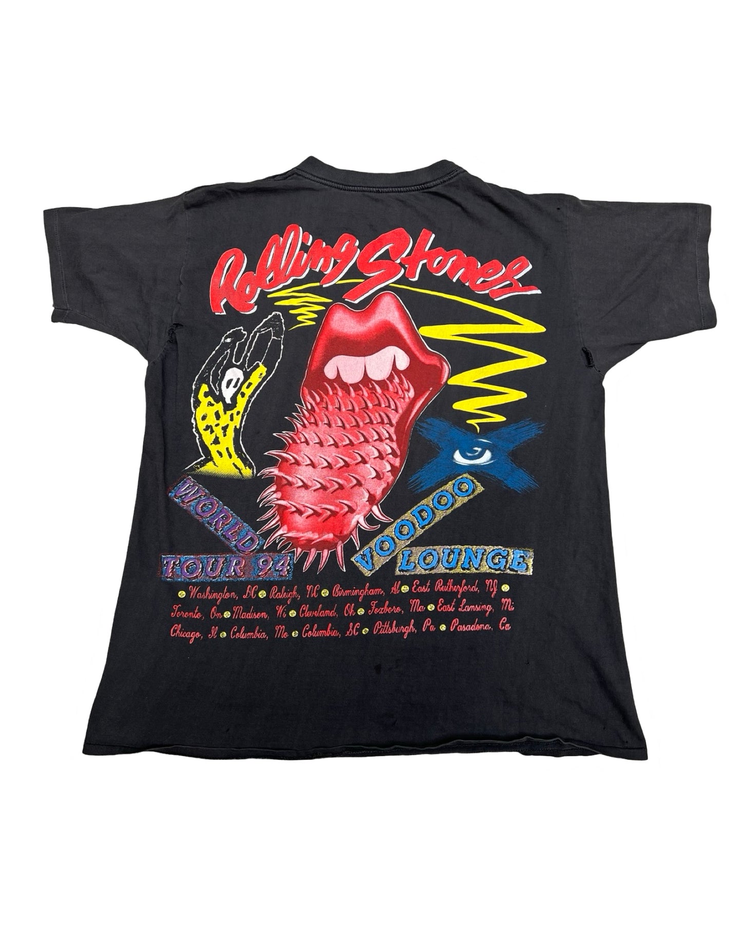 Vintage 1994 Rolling Stones Voodoo Lounge Tour Tee