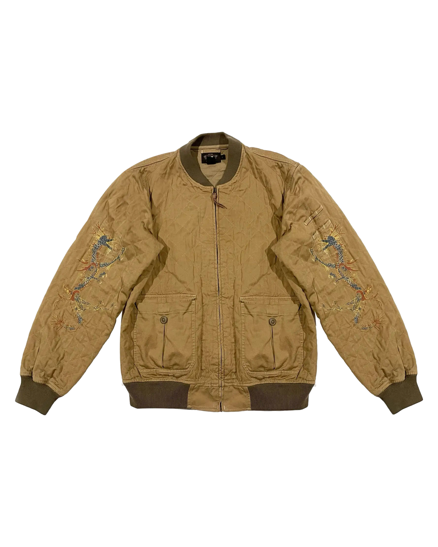 RRL Ralph Lauren Dragon Quilted Bomber Jacket
