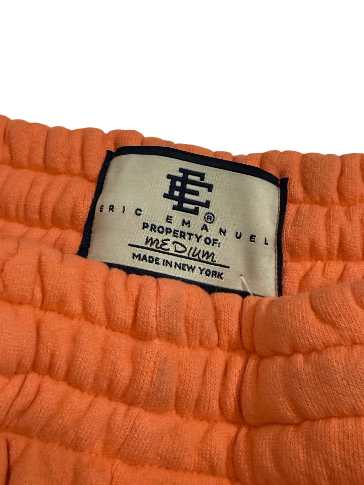 Archive Eric Emanuel Oversized Orange Sweatpants