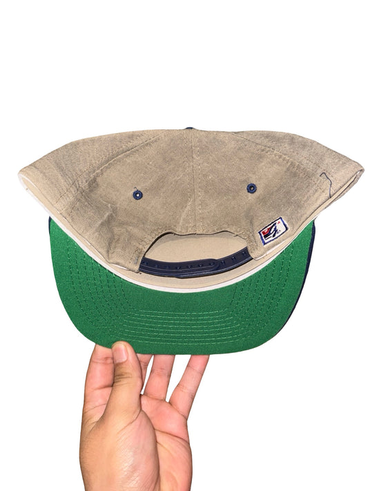 Vintage 90s Notre Dame Fighting Irish Script The Game Snapback Hat