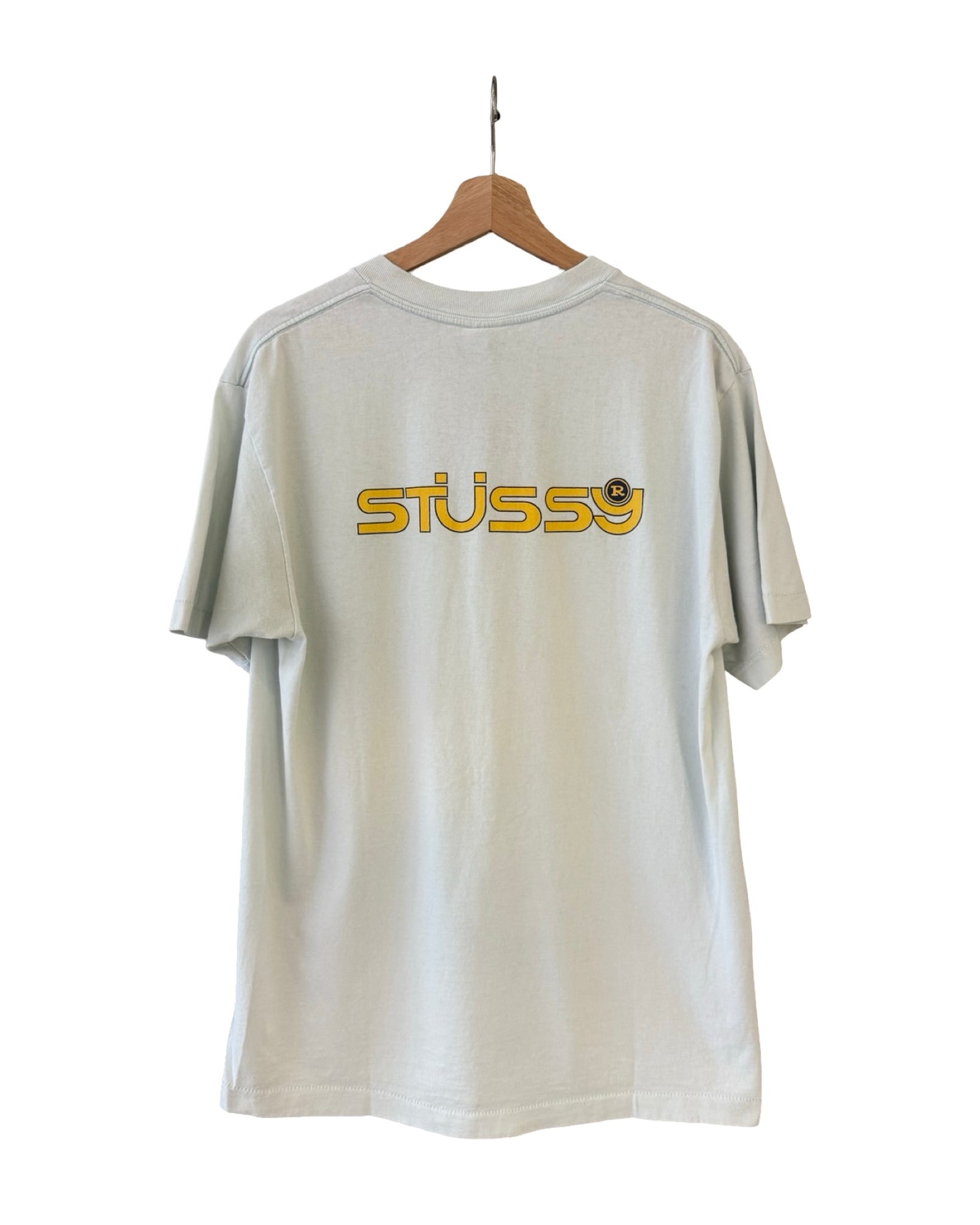 Vintage 90s Stussy Baby Blue Tee