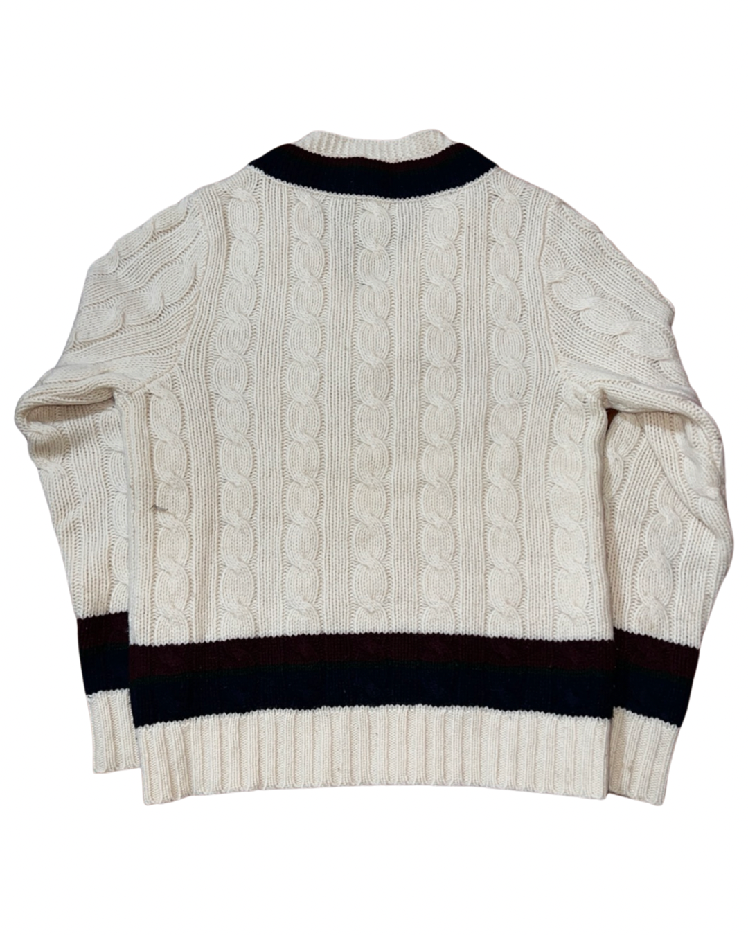 Vintage Ralph Lauren Rugby R Cable Knit Sweater